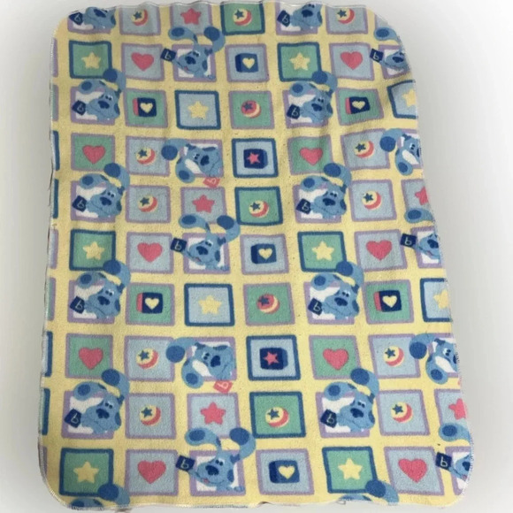 Vintage Blues Clues  Baby Receiving Blanket - Picture 1 of 2